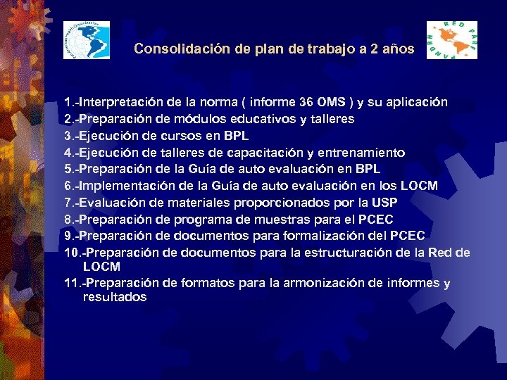 Consolidación de plan de trabajo a 2 años 1. -Interpretación de la norma (