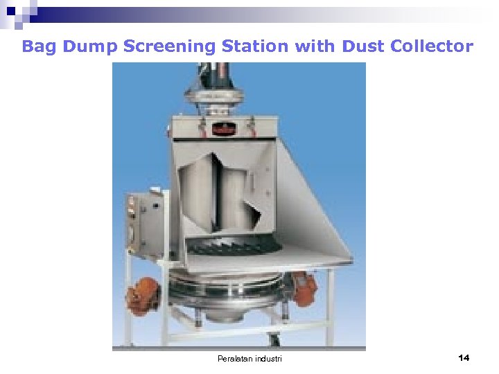 Bag Dump Screening Station with Dust Collector Peralatan industri 14 
