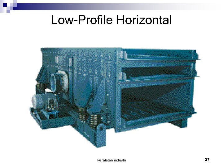 Low-Profile Horizontal Peralatan industri 37 