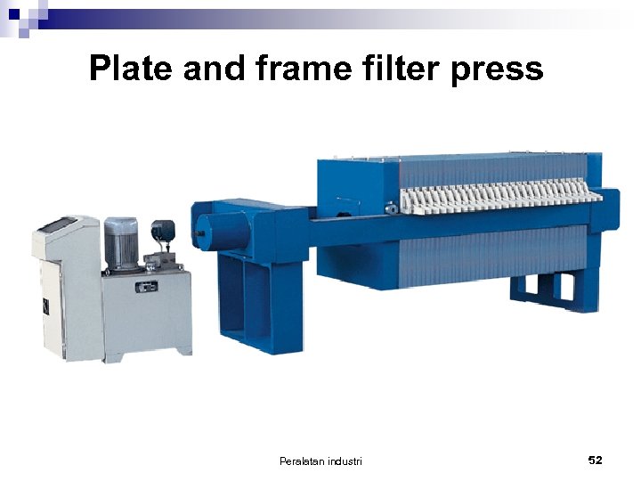  Plate and frame filter press Peralatan industri 52 