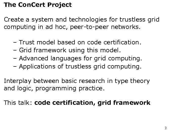 Trustless Grid Computing In Bor-Yuh Evan Chang Karl