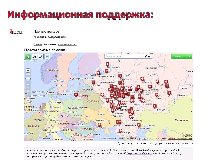 Информационная поддержка: 