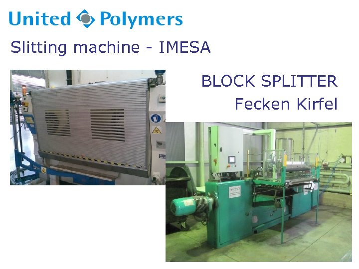 Slitting machine - IMESA BLOCK SPLITTER Fecken Kirfel 