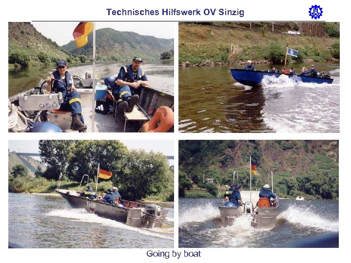 Technisches Hilfswerk OV Sinzig Going by boat 