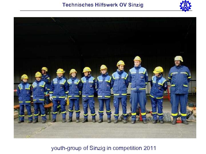 Technisches Hilfswerk OV Sinzig youth-group of Sinzig in competition 2011 