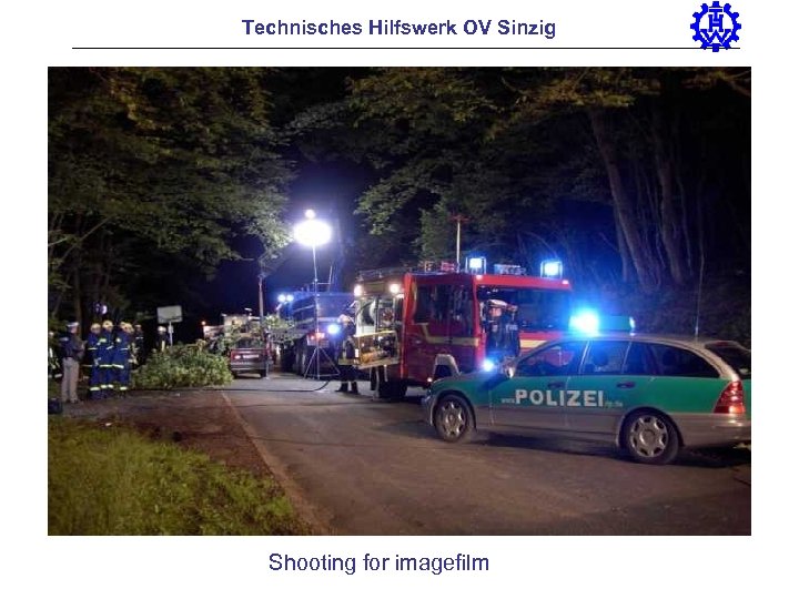 Technisches Hilfswerk OV Sinzig Shooting for imagefilm 