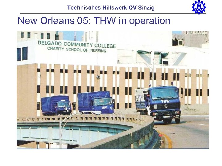 Technisches Hilfswerk OV Sinzig New Orleans 05: THW in operation 