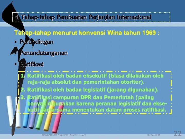 Tahap Pembuatan Perjanjian Internasional Menurut Konvensi Wina 1969