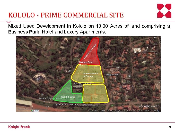 KOLOLO - PRIME COMMERCIAL SITE Ap ar tm en ts ( 3 Ac re