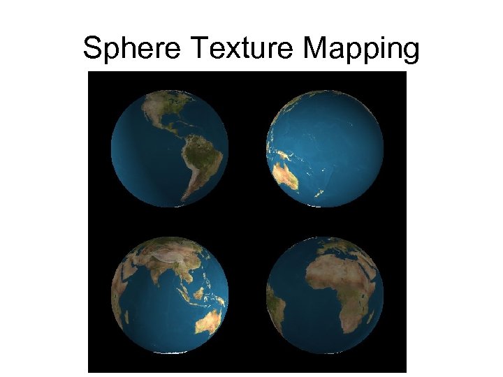 Sphere Texture Mapping 