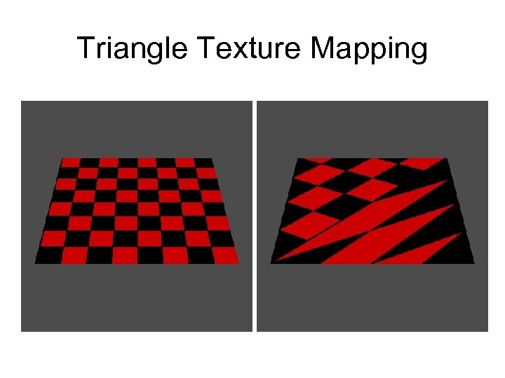 Triangle Texture Mapping 