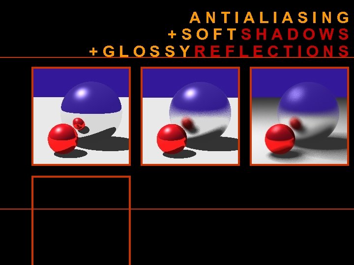 ANTIALIASING +SOFTSHADOWS +GLOSSYREFLECTIONS 