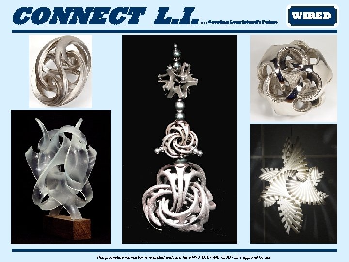 CONNECT L. I. . Creating Long Island’s Future This proprietary information is restricted and