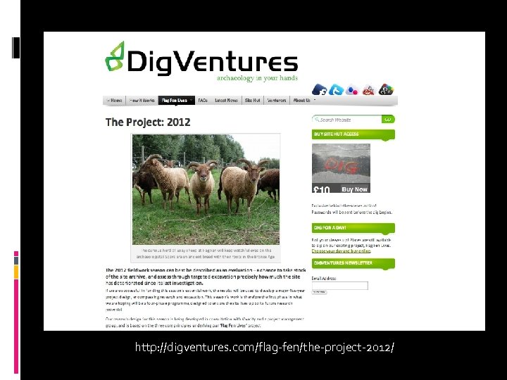 http: //digventures. com/flag-fen/the-project-2012/ 