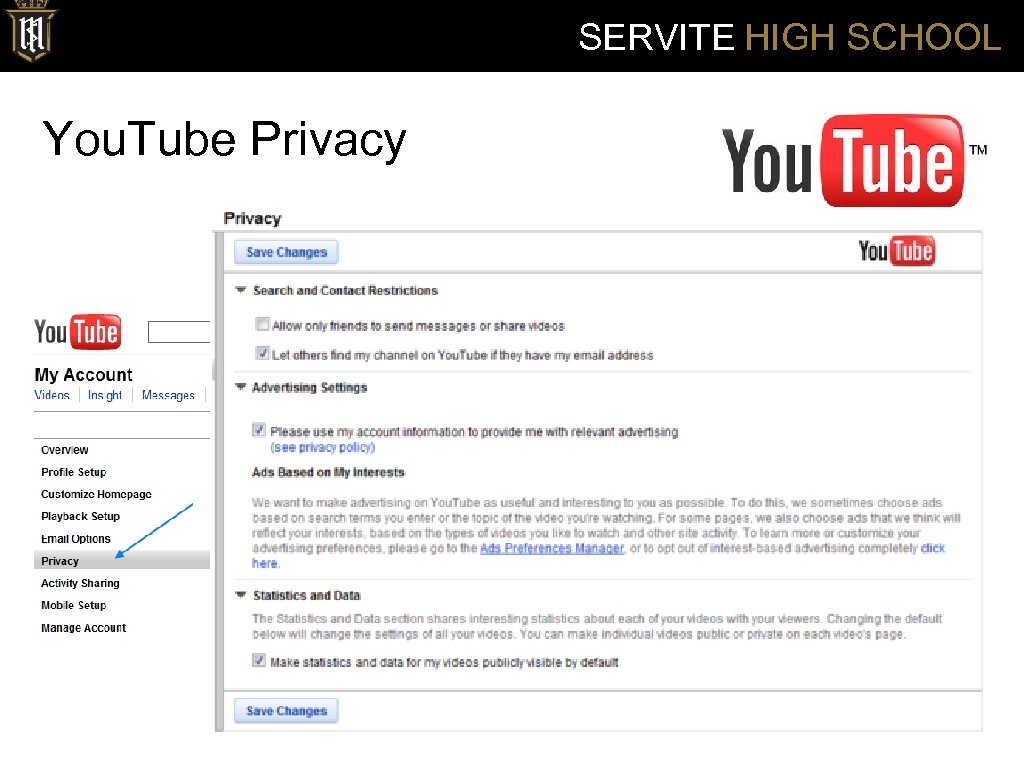 SERVITE HIGH SCHOOL You. Tube Privacy 