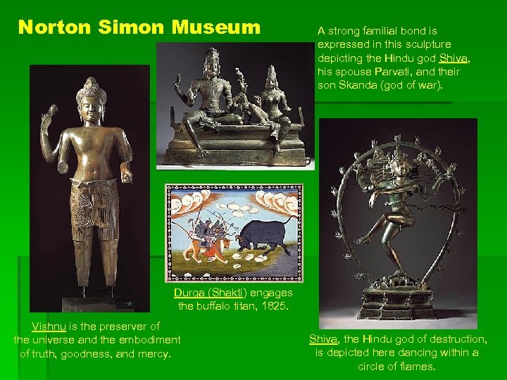 Norton Simon Museum A strong familial bond is expressed in this sculpture depicting the