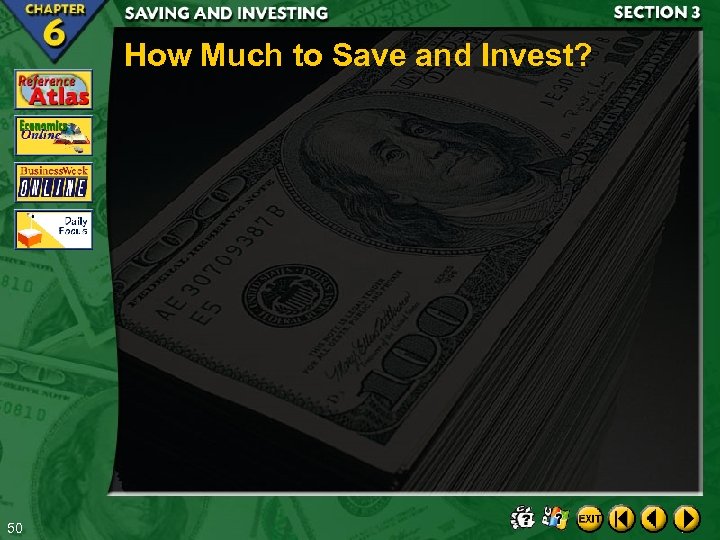 How Much to Save and Invest? 50 