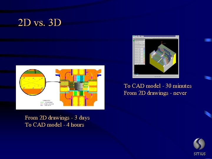 2 D vs. 3 D To CAD model - 30 minutes From 2 D