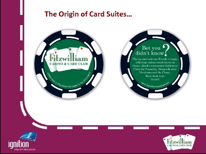 The Origin of Card Suites… 