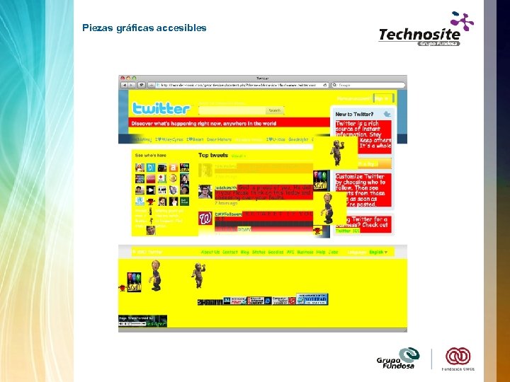 Piezas gráficas accesibles 