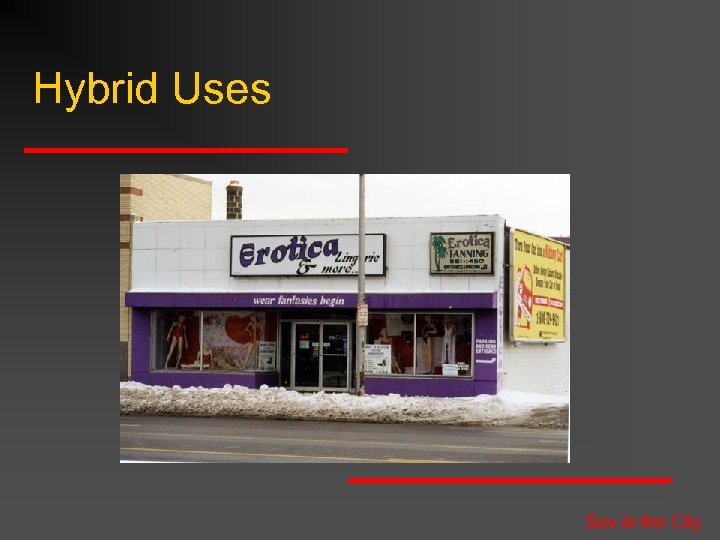 Hybrid Uses Sex in the City 