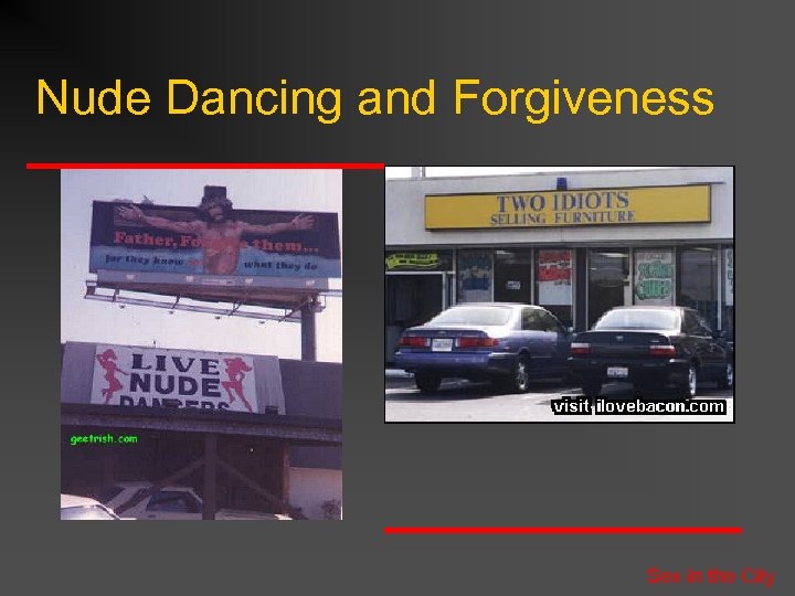 Nude Dancing and Forgiveness Sex in the City 