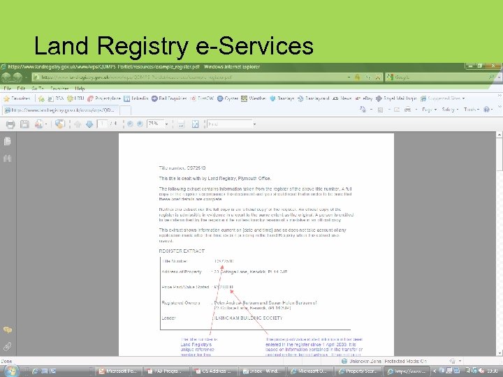 Land Registry e-Services 