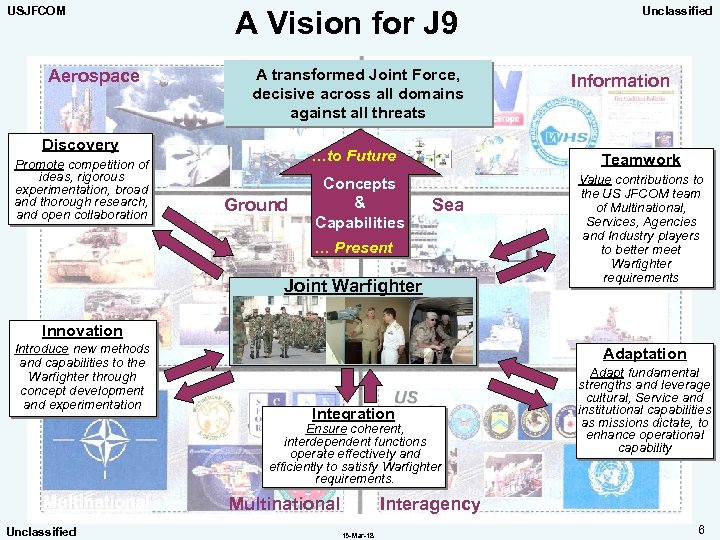 USJFCOM Aerospace A Vision for J 9 A transformed Joint Force, decisive across all