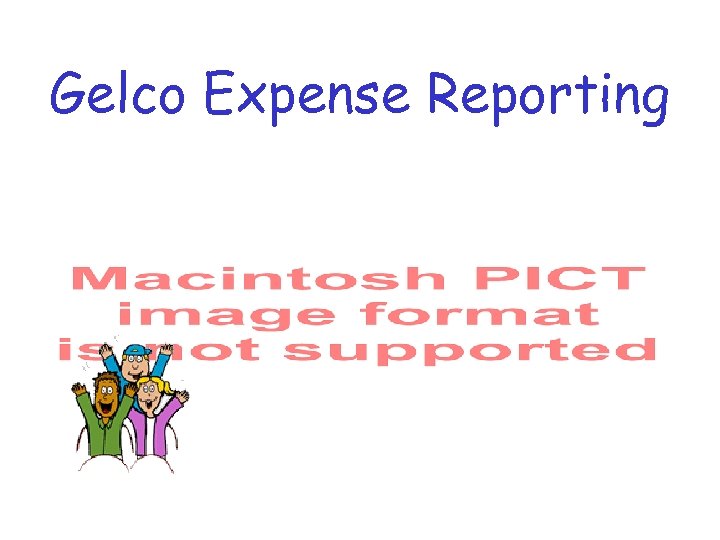Gelco Expense Reporting 
