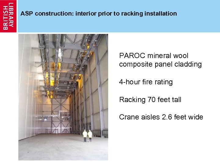 ASP construction: interior prior to racking installation PAROC mineral wool composite panel cladding 4