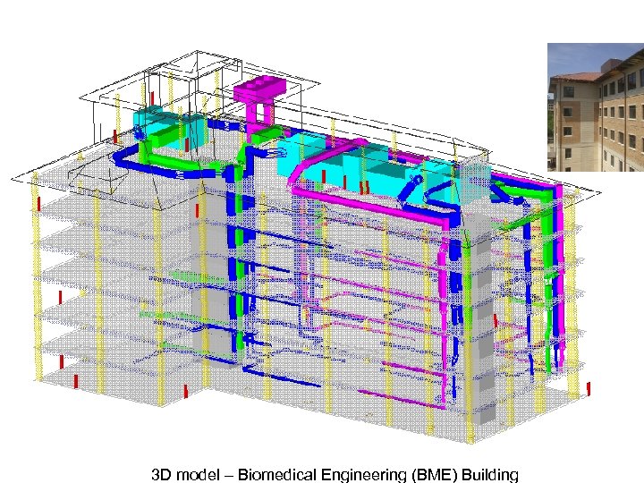 3 D model – Biomedical Engineering (BME) Building 