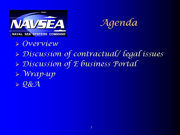 Agenda Ø Ø Ø Overview Discussion of contractual/ legal issues Discussion of E business