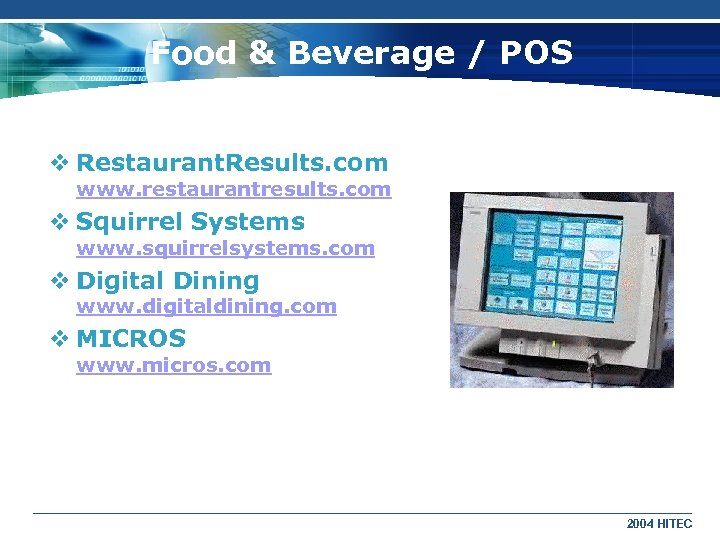 Food & Beverage / POS v Restaurant. Results. com www. restaurantresults. com v Squirrel