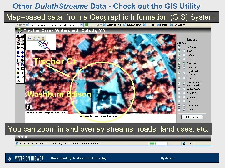 Other Duluth. Streams Data - Check out the GIS Utility Map–based data: from a