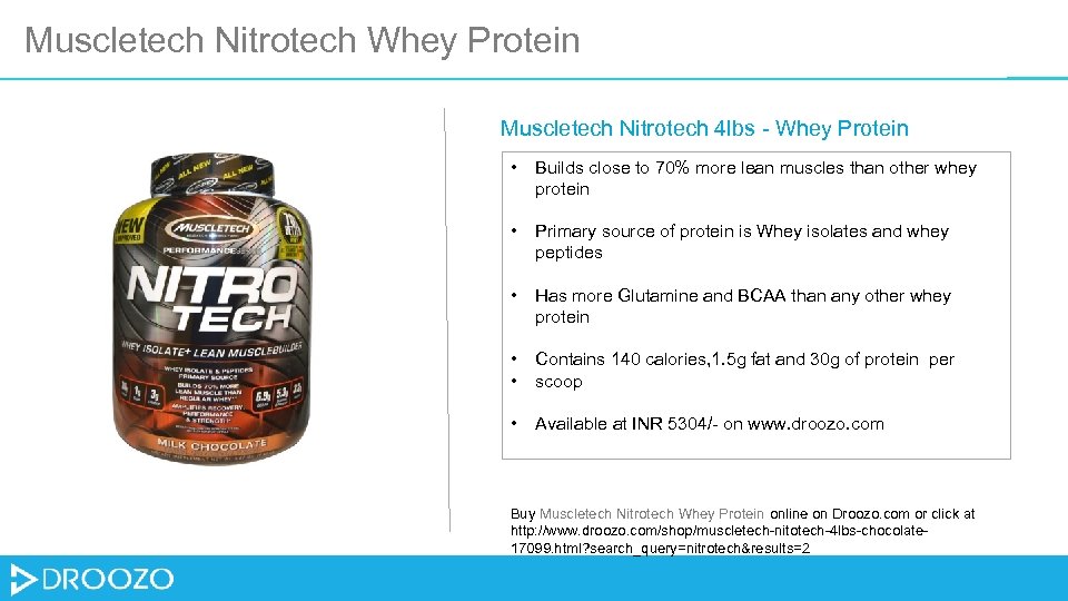 Muscletech Nitrotech Whey Protein Muscletech Nitrotech 4 lbs - Whey Protein • Builds close