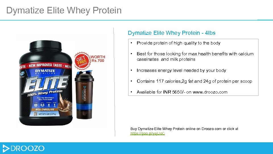 Dymatize Elite Whey Protein - 4 lbs • Provide protein of high quality to