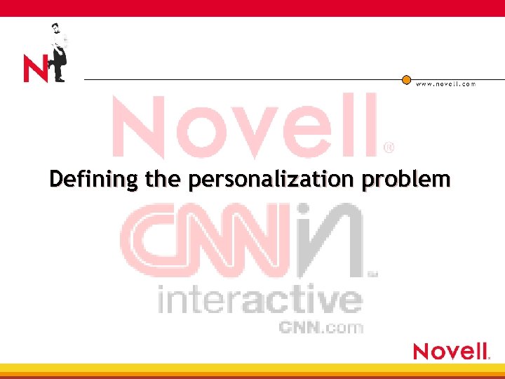 Defining the personalization problem 