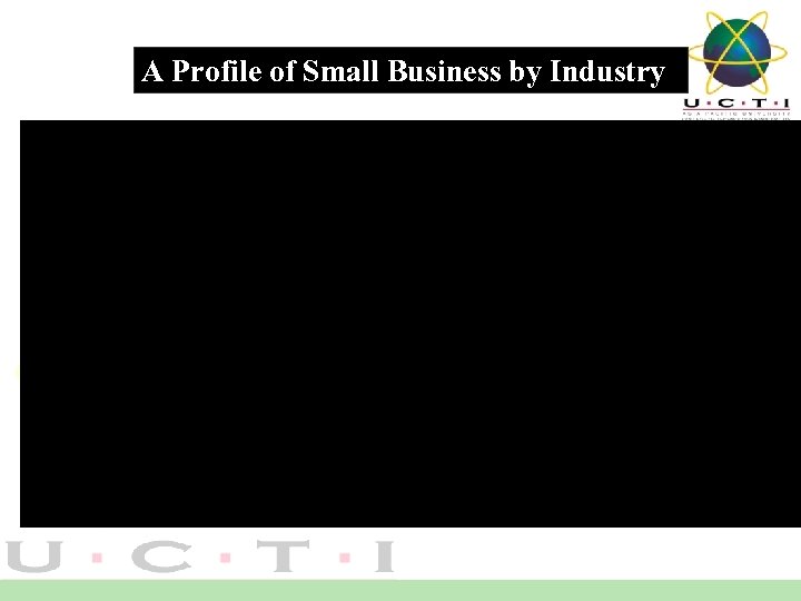 A Profile of Small Business by Industry 