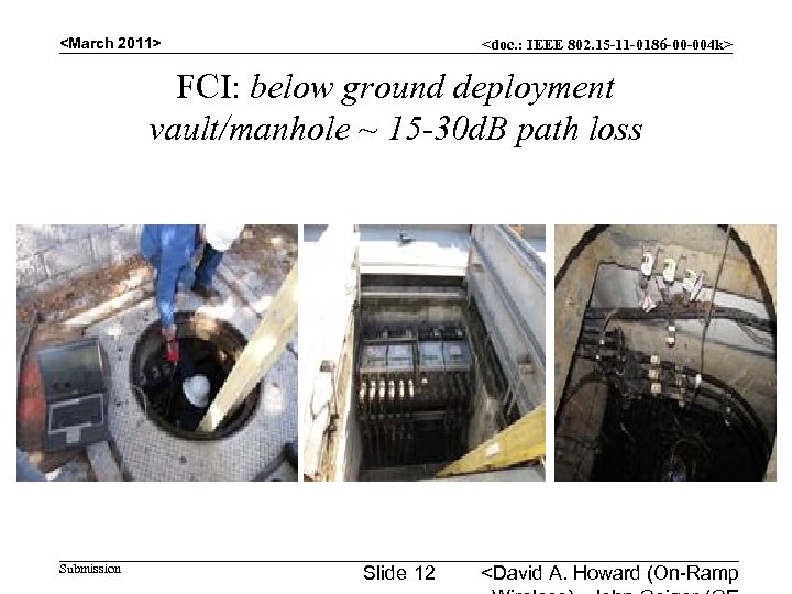 <March 2011> <doc. : IEEE 802. 15 -11 -0186 -00 -004 k> FCI: below