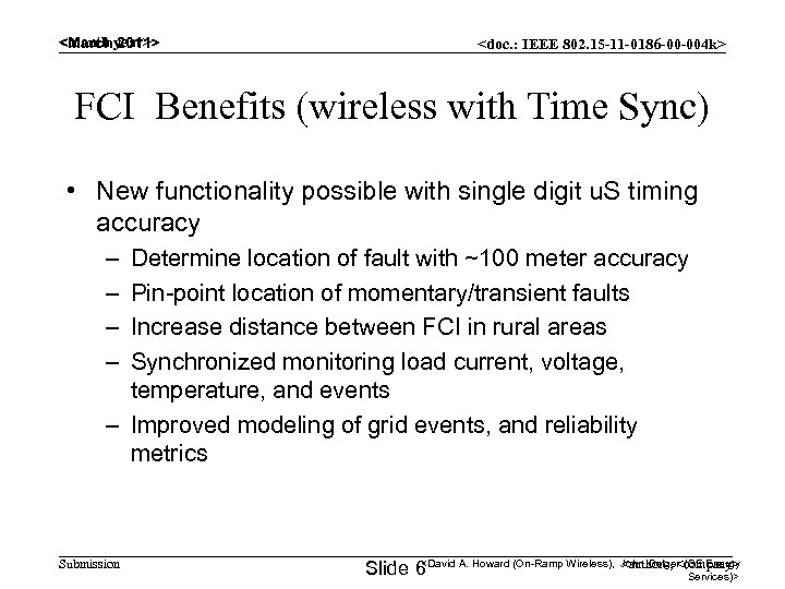 <month year> <March 2011> <doc. : IEEE 802. 15 -11 -0186 -00 -004 k>