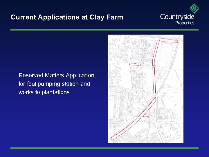 Current Applications at Clay Farm Reserved Matters Application for foul pumping station and works