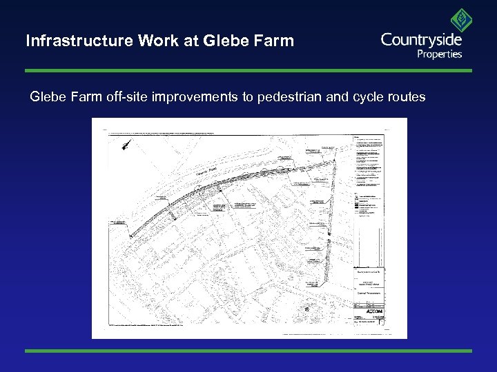 Infrastructure Work at Glebe Farm off-site improvements to pedestrian and cycle routes 