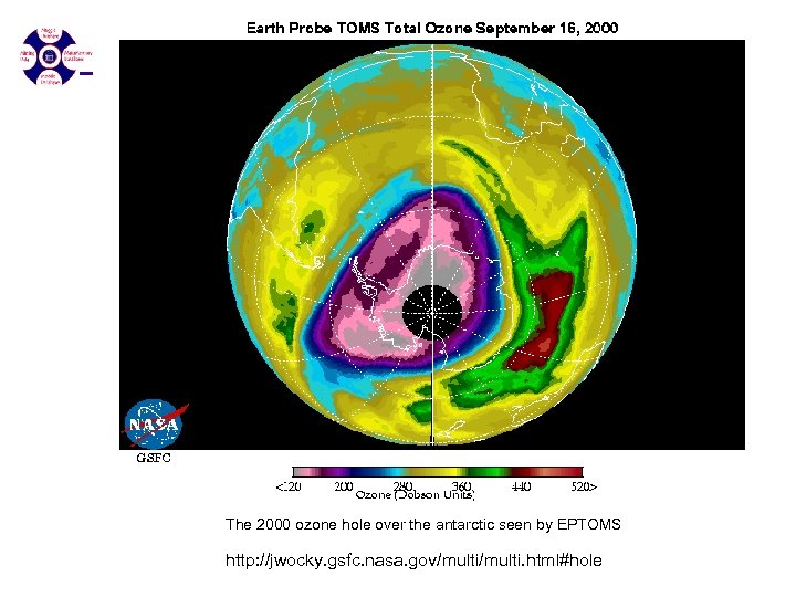 The 2000 ozone hole over the antarctic seen by EPTOMS 7/10/07 - SEDE'07 http: