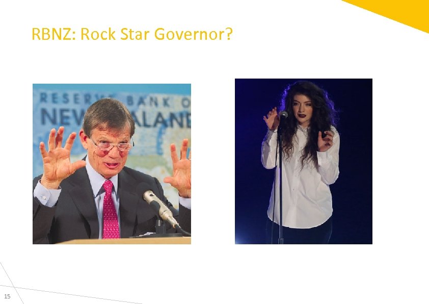 RBNZ: Rock Star Governor? 15 