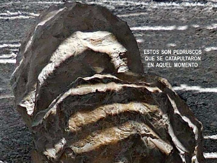 Para llegar a lo alto de la cima los romanos construyeron esta escalera. Les