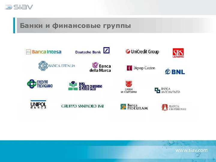 Банки и финансовые группы 
