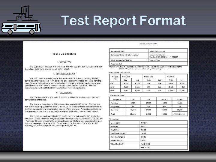 Test Report Format 