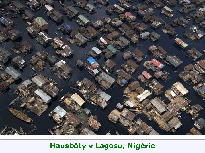 Hausbóty v Lagosu, Nigérie 