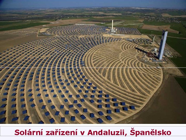 Solární zařízení v Andaluzii, Španělsko 
