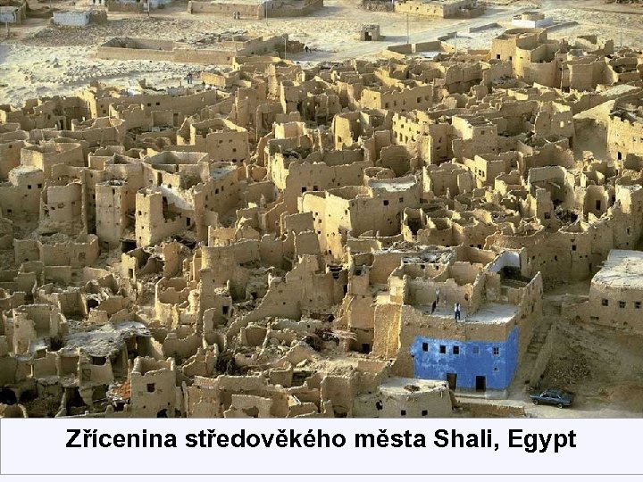 Zřícenina středověkého města Shali, Egypt 